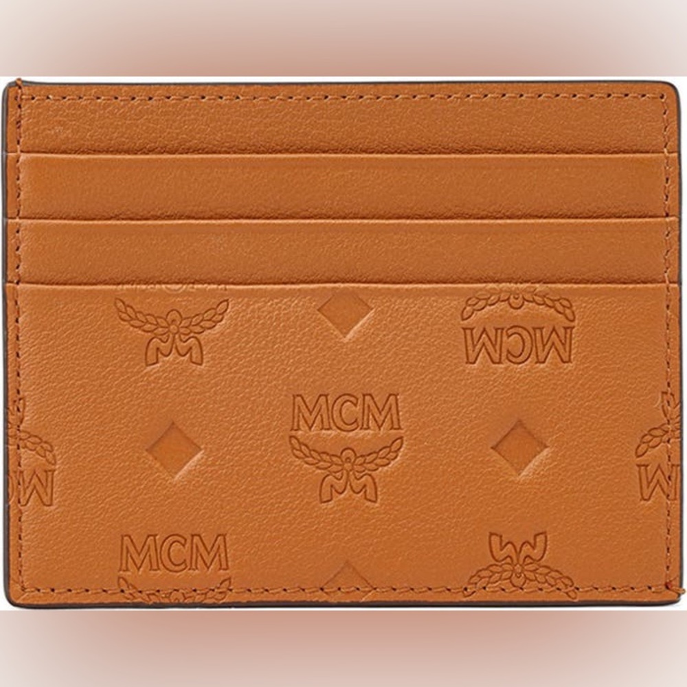 Brand New MCM CARD CASE IN VISETOS ORIGINAL